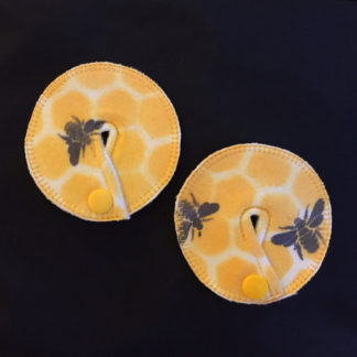 Honey Bees Bamboo Backed Tubie Pads